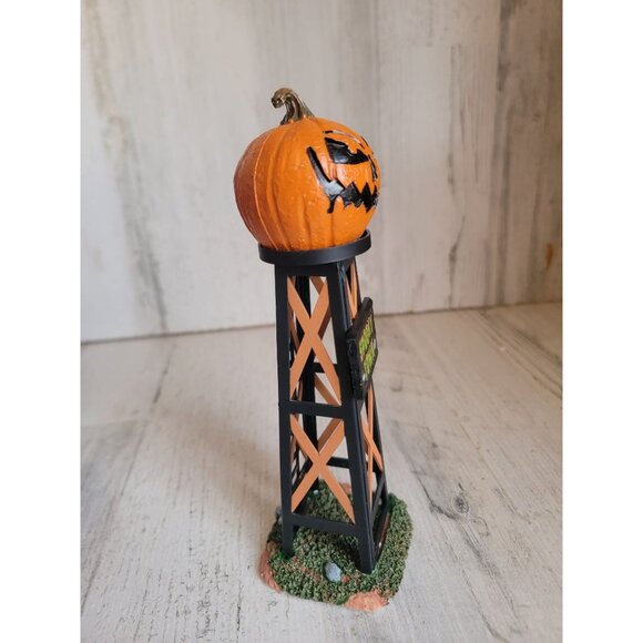 Lemax spooky town pumpkin water Tower Halloween Village accessories - Picture 3 of 6